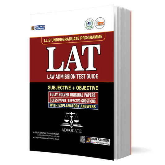 LAT LAW Admission Test Guide by Dogar Publishers
